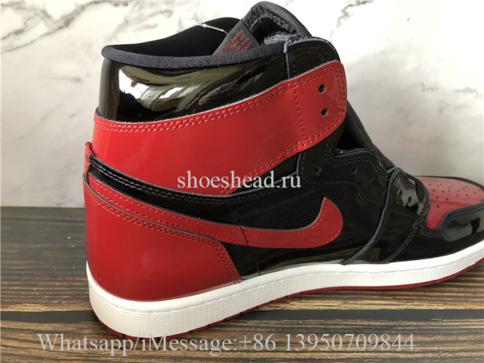 Super Quality Air Jordan 1 Retro High OG Bred Patent