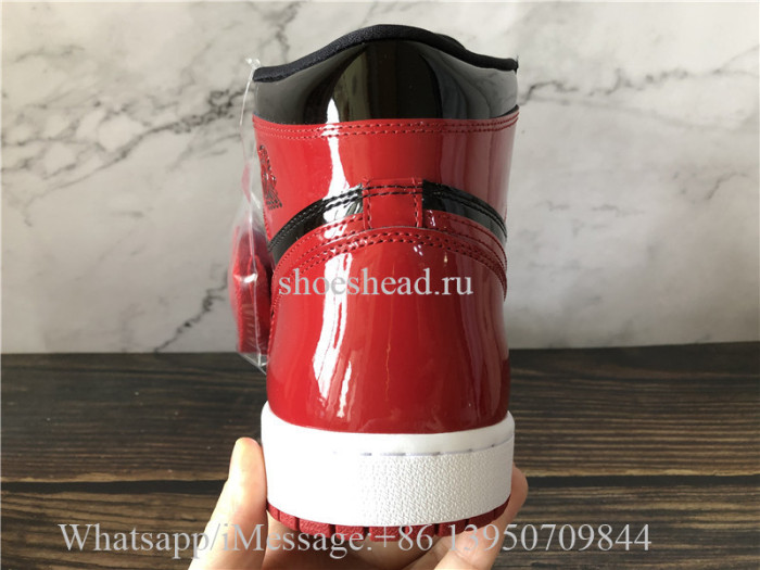 Super Quality Air Jordan 1 Retro High OG Bred Patent