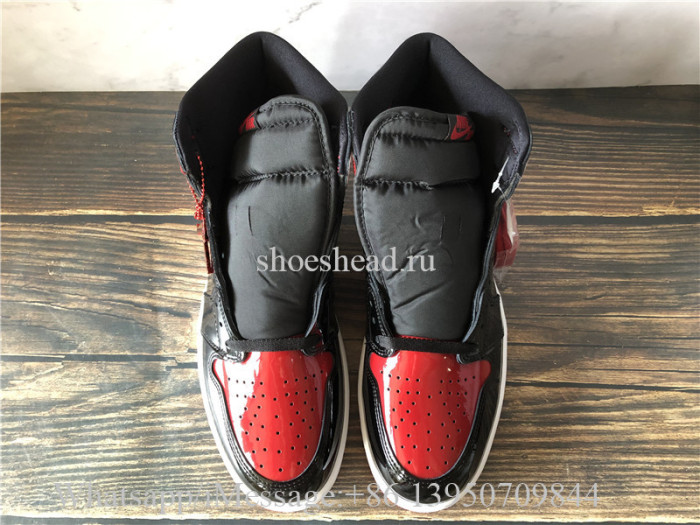 Super Quality Air Jordan 1 Retro High OG Bred Patent