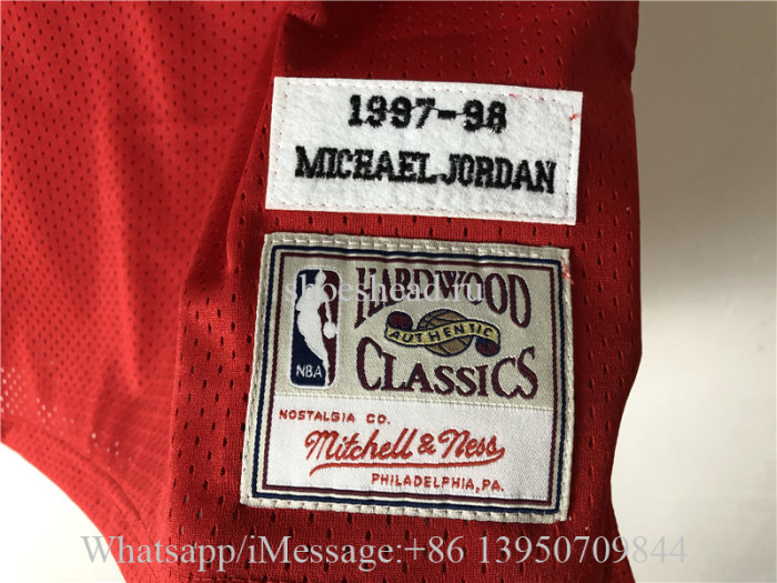 Jersey Chicago Bulls 1997-98 Michael Jordan
