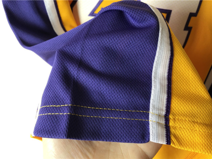 Los Angeles LA Lakers Kobe Bryant #24 Yellow Swingman Home Adult Jersey