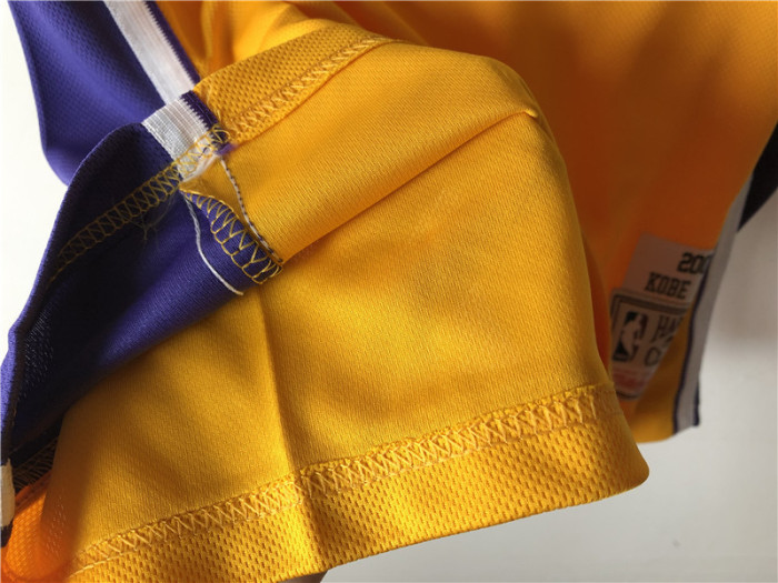 Los Angeles LA Lakers Kobe Bryant #24 Yellow Swingman Home Adult Jersey