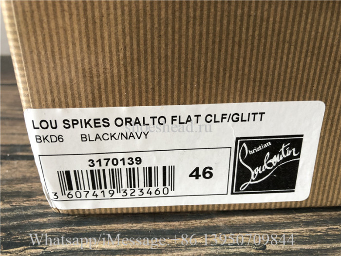 Christian Louboutin Spike Flat Low Top Sneaker