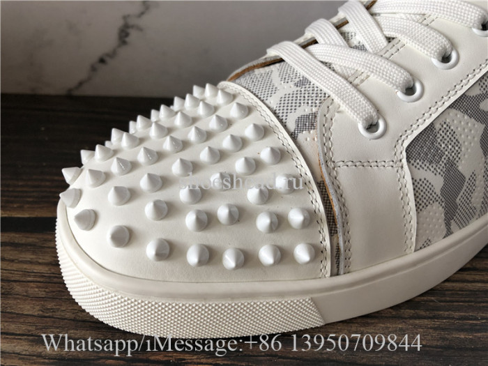 Christian Louboutin Spike Flat Low Top Sneaker