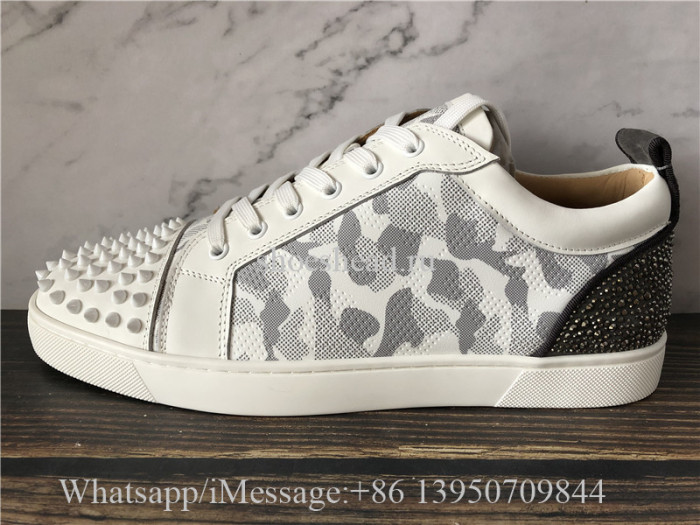 Christian Louboutin Spike Flat Low Top Sneaker