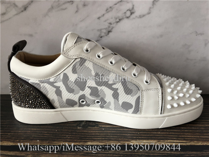 Christian Louboutin Spike Flat Low Top Sneaker