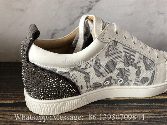 Christian Louboutin Spike Flat Low Top Sneaker