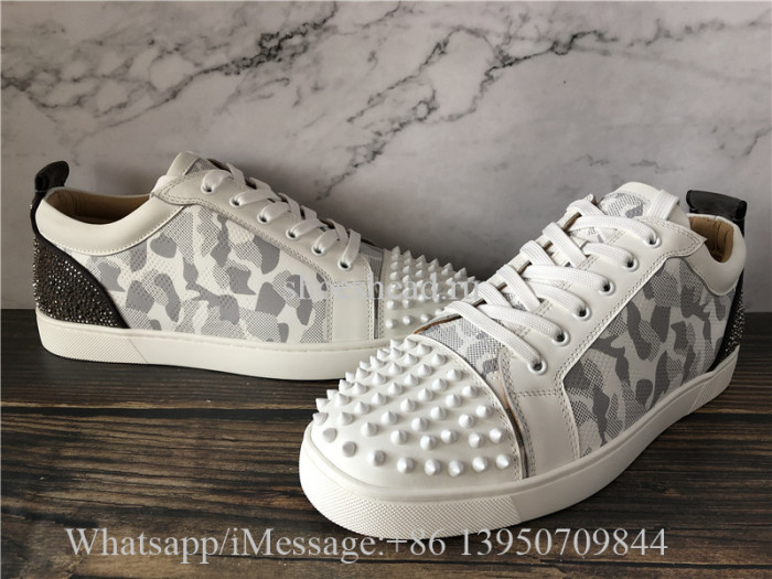 Christian Louboutin Spike Flat Low Top Sneaker