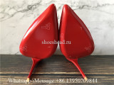 Christian Louboutin High Pumps Red Suede