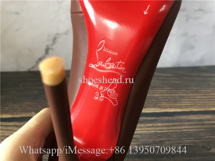Christian Louboutin So Kate High Pumps Red Suede 120mm