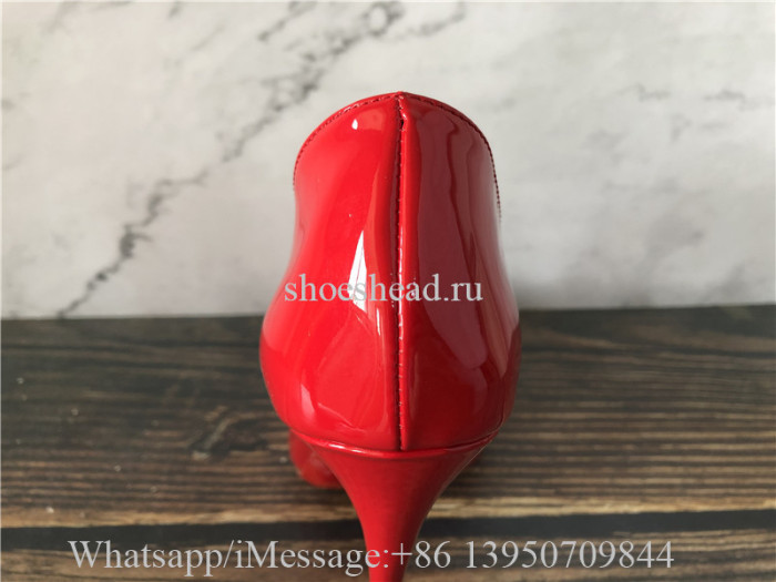 Christian Louboutin So Kate Red Leather High Pumps
