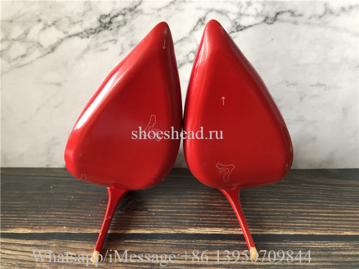 Christian Louboutin So Kate Red Leather High Pumps
