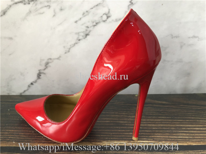 Christian Louboutin So Kate Red Leather High Pumps