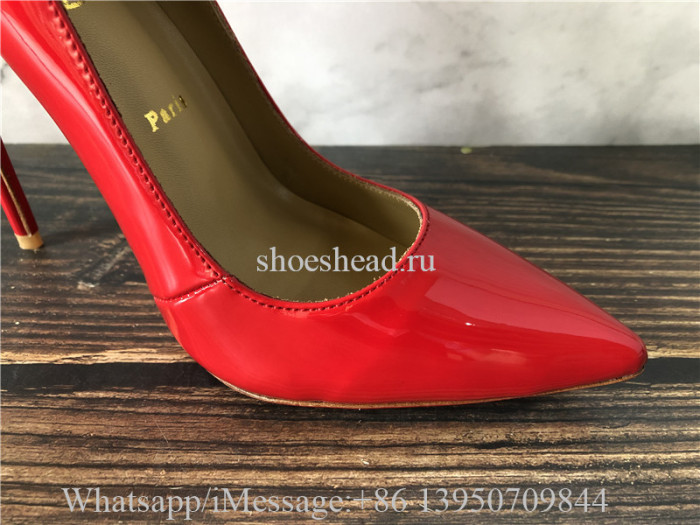 Christian Louboutin So Kate Red Leather High Pumps