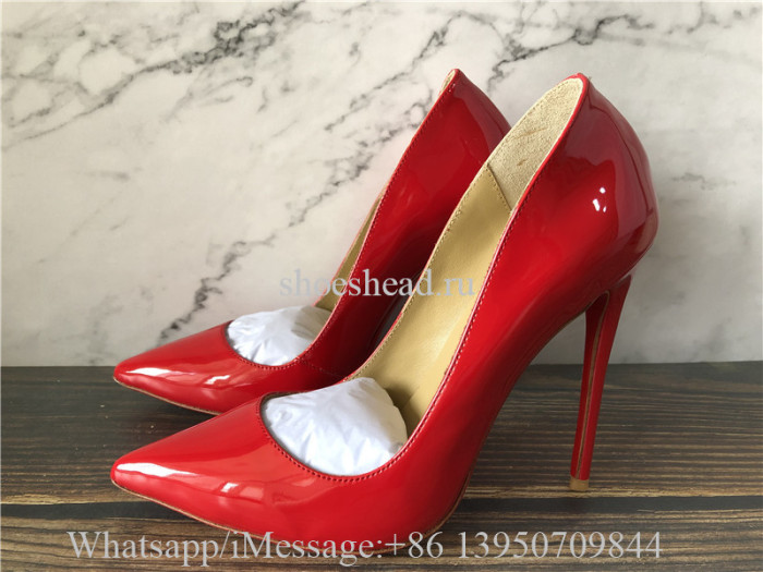 Christian Louboutin So Kate Red Leather High Pumps
