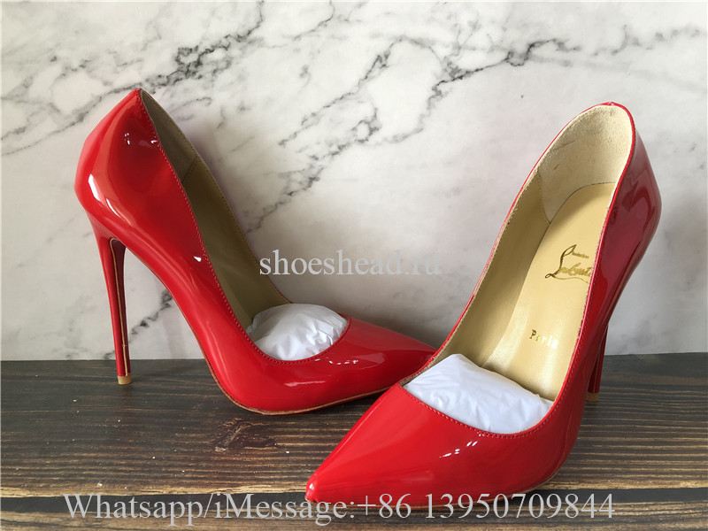 Christian Louboutin So Kate Red Leather High Pumps