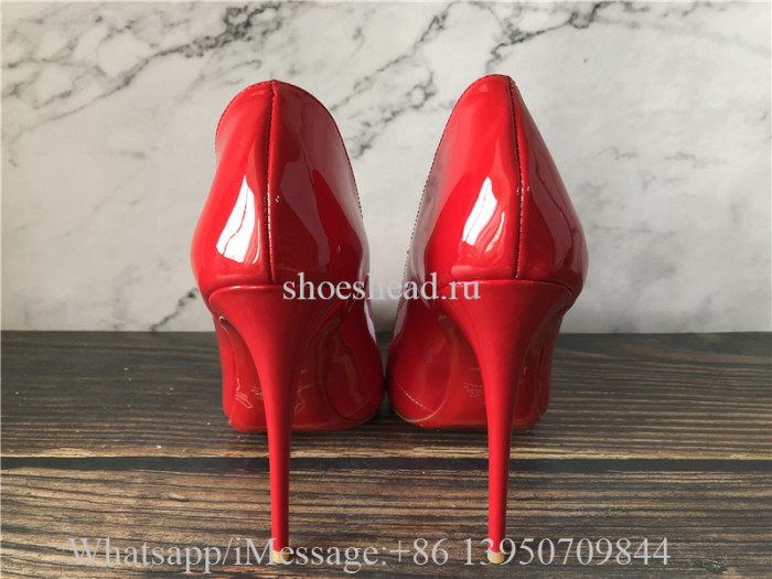 Christian Louboutin So Kate Red Leather High Pumps