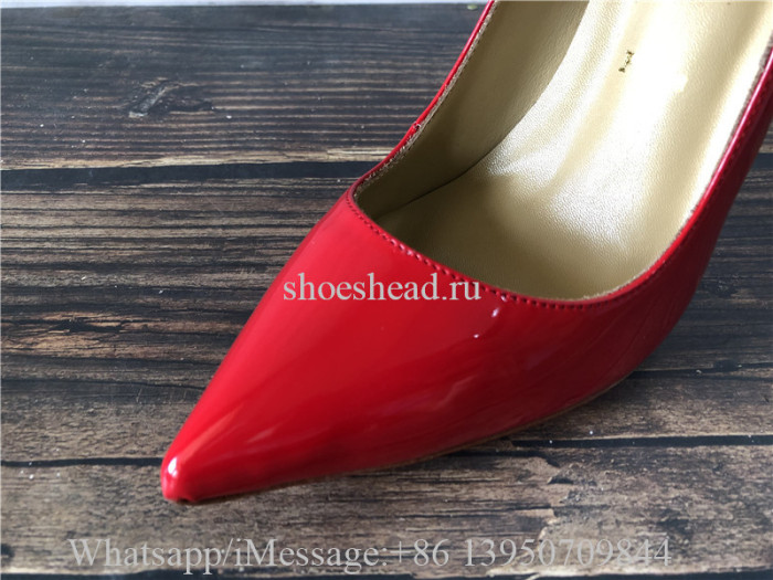 Christian Louboutin So Kate Red Leather High Pumps