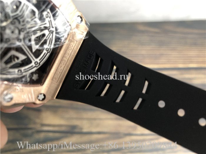 Richard Mille Watch Golden Rose