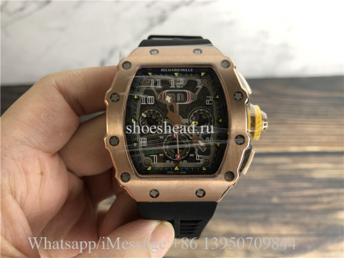 Richard Mille Watch Golden Rose