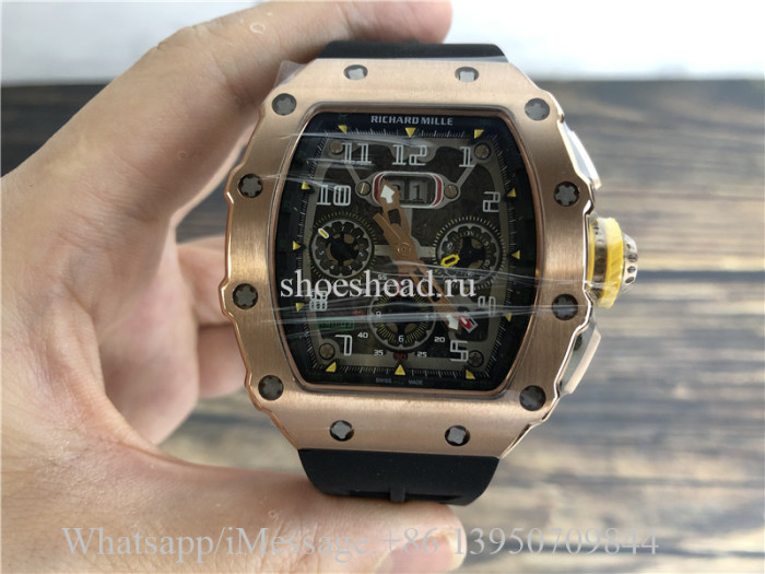 Richard Mille Watch Golden Rose