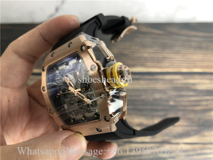 Richard Mille Watch Golden Rose
