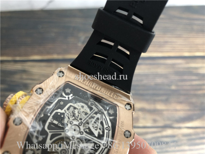 Richard Mille Watch Golden Rose