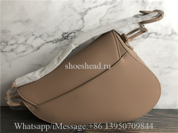 Original Dior Blush Ultramatte Calfskin Saddle Bag