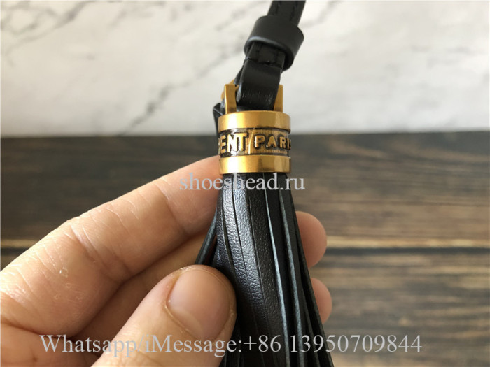 Original Saint Laurent YSL Black Lou Leather Belt Bag