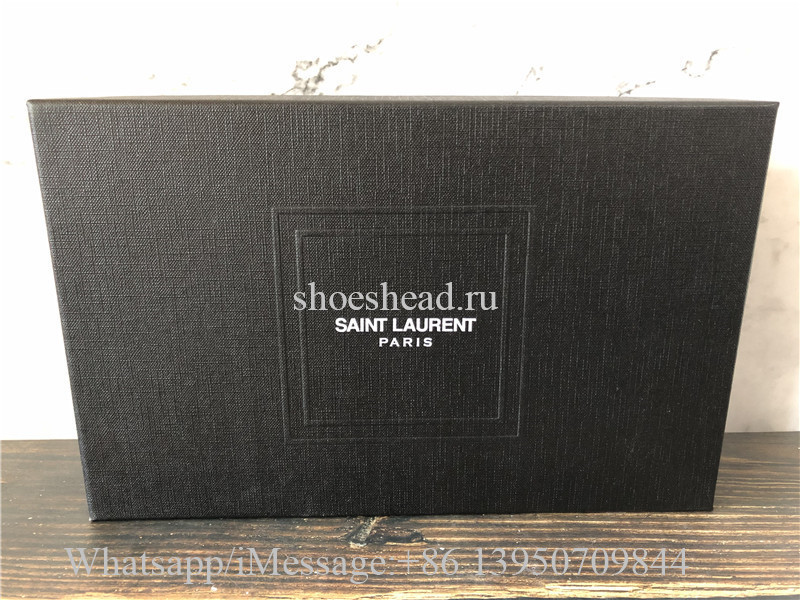 Original Saint Laurent YSL Black Lou Leather Belt Bag