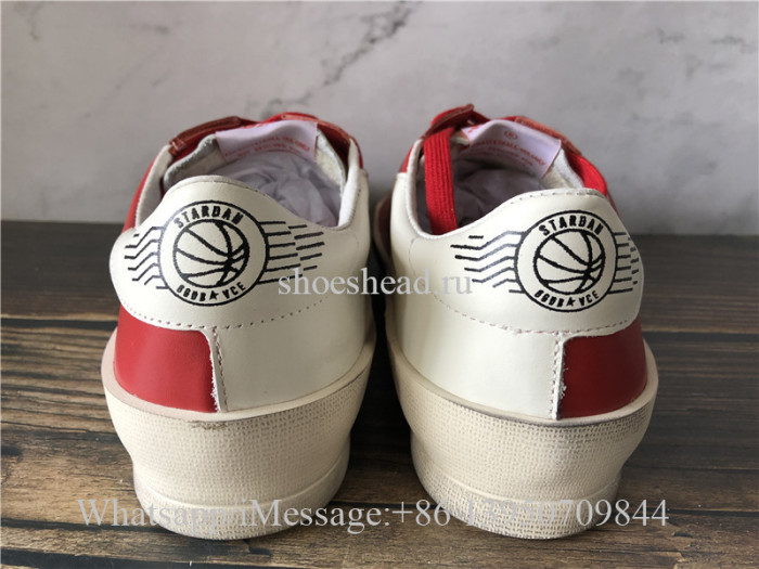 Golden Goose Deluxe Superstar Low Top Sneakers Red