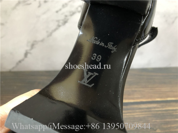Super Quality Louis Vuitton Black Star Trail Sandal 100mm