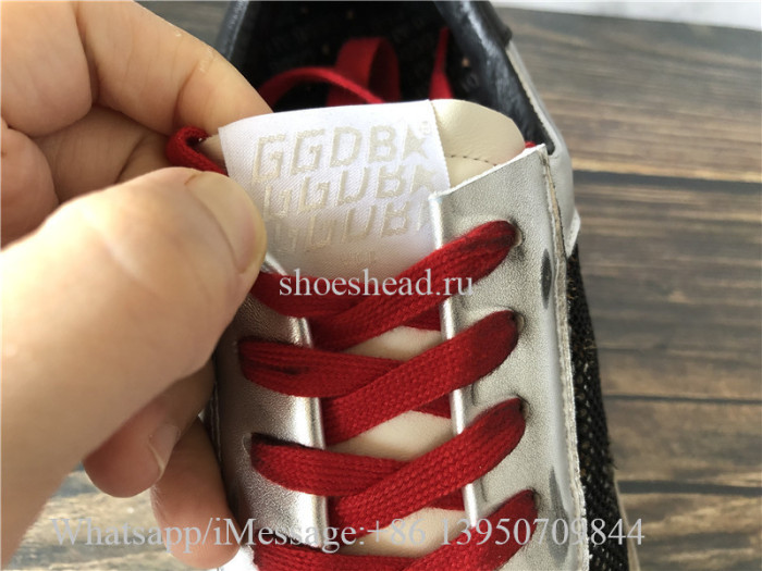 Golden Goose Deluxe Superstar Low Top Sneakers Silver