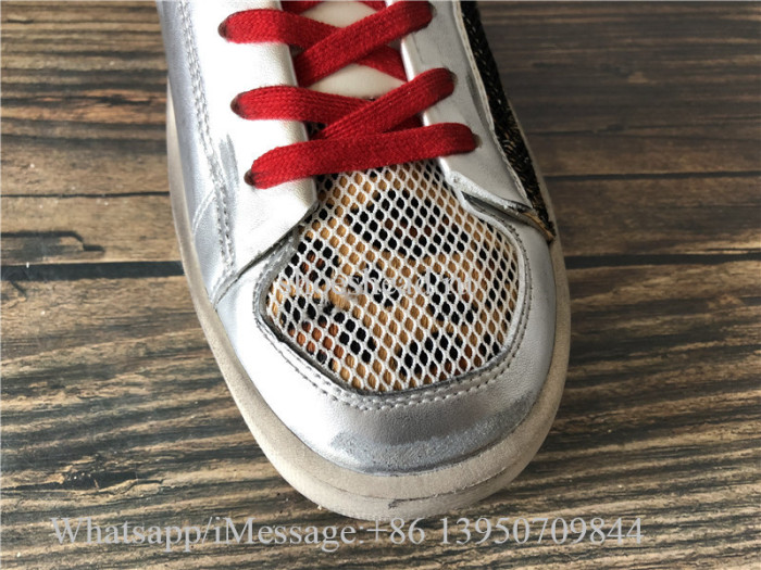 Golden Goose Deluxe Superstar Low Top Sneakers Silver