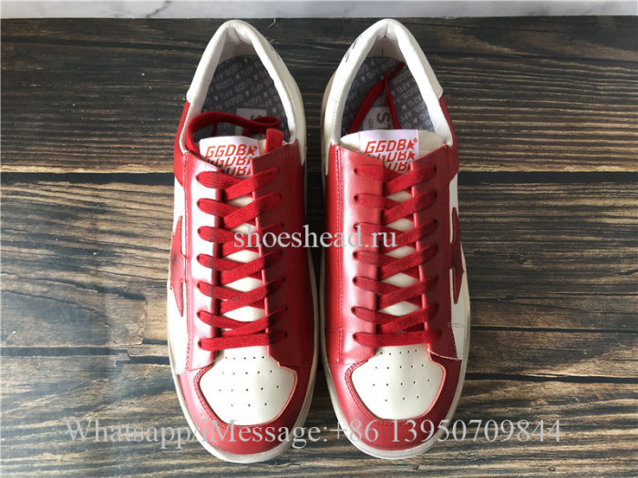 Golden Goose Deluxe Superstar Low Top Sneakers Red