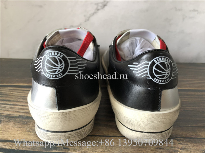 Golden Goose Deluxe Superstar Low Top Sneakers Silver
