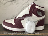 Air Jordan 1 High OG Bordeaux White