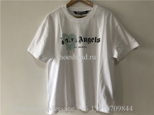 Palm Angels Sprayed Heart Logo T-shirt