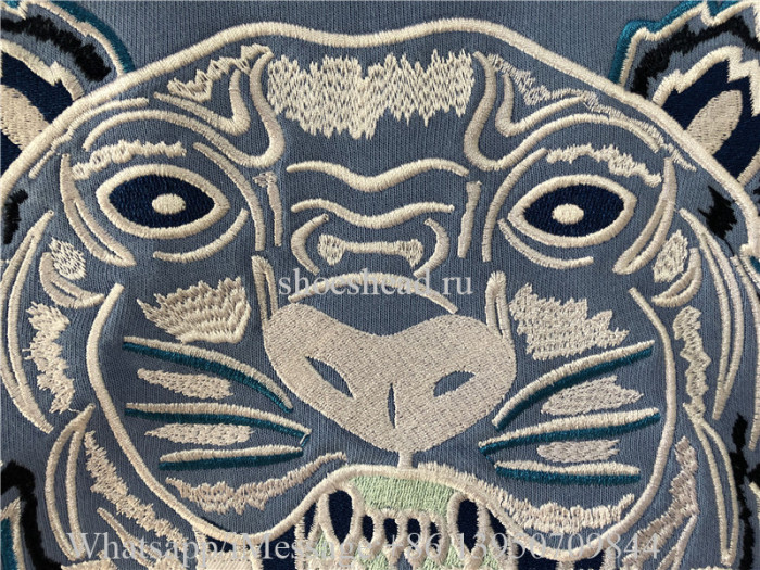Kenzo Tiger Hooded Sweatshirt Blue