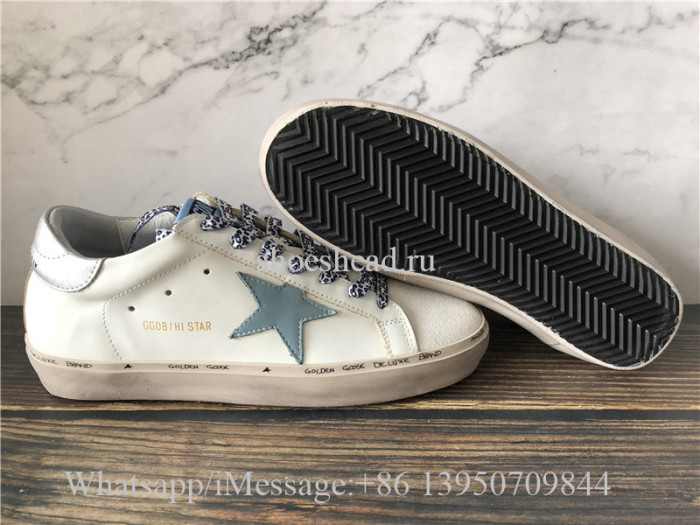 Golden Goose Deluxe Superstar Sneaker Blue White