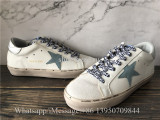 Golden Goose Deluxe Superstar Sneaker Blue White