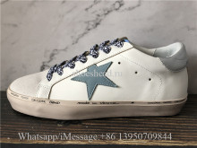 Golden Goose Deluxe Superstar Sneaker Blue White
