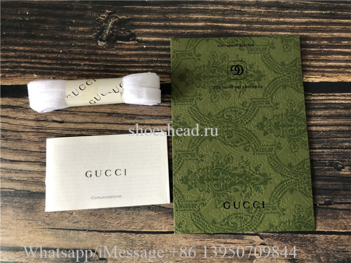 Super Quality Gucci Ace Embroidered Leather Platform Sneakers