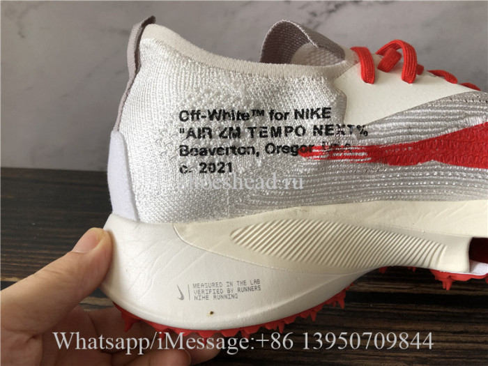 Off-White x Nike Air Zoom Tempo Next% White