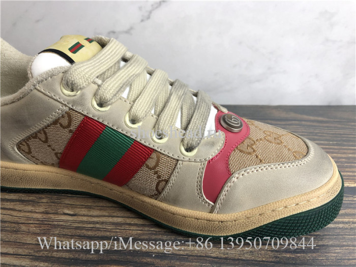 Super Quality Gucci Screener Leather Sneaker