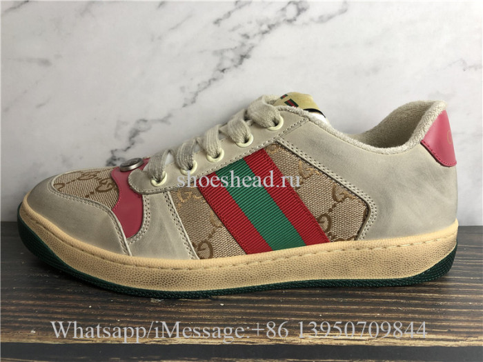 Super Quality Gucci Screener Leather Sneaker