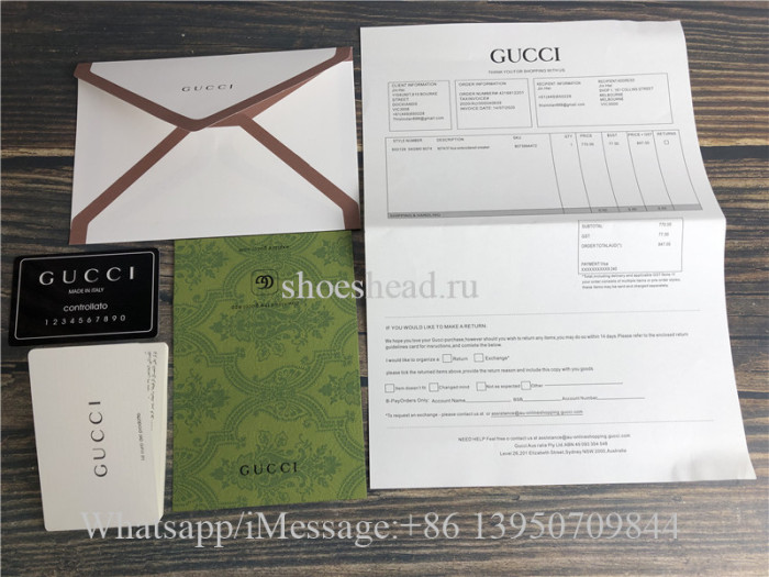 Super Quality Gucci Screener Leather Sneaker