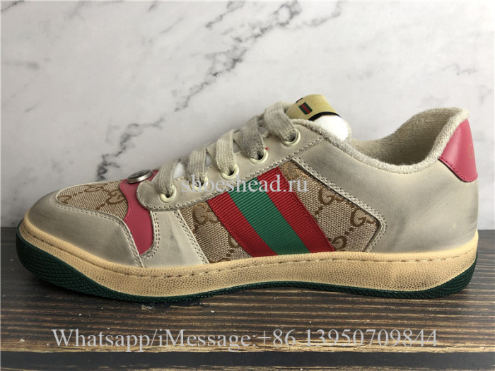 Super Quality Gucci Screener Leather Sneaker