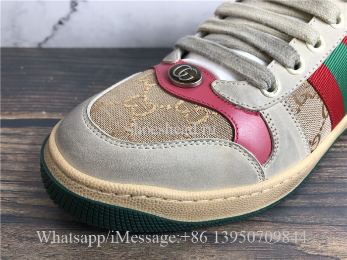 Super Quality Gucci Screener Leather Sneaker