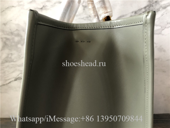 Original Fendi Calfskin Plexiglass Medium Sunshine Shopper Tote Moon Bag